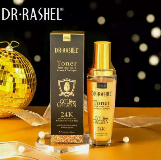 Dr. Rashel face skin 24K Gold Collagen Facial Toner 120ml Hydrating Cleanser Original