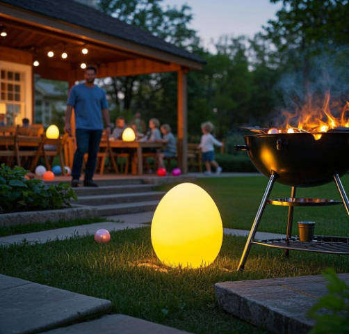 Solar Garden Egg LED Light (Multi-Color) Solar Garden Lights Original