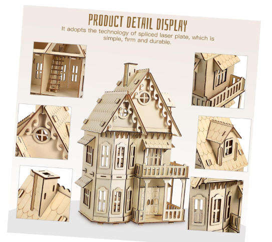 3D Gothic House Puzzle