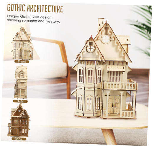 3D Gothic House Puzzle