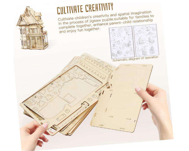 3D Gothic House Puzzle