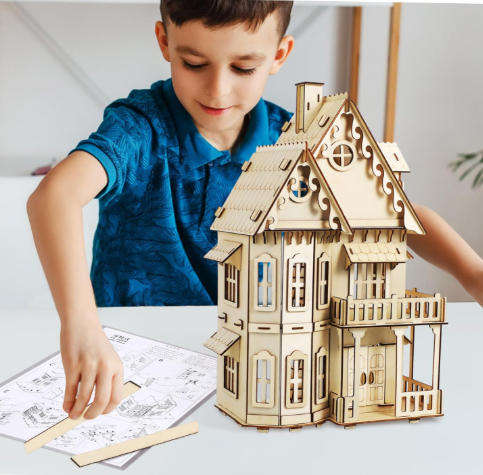 3D Gothic House Puzzle