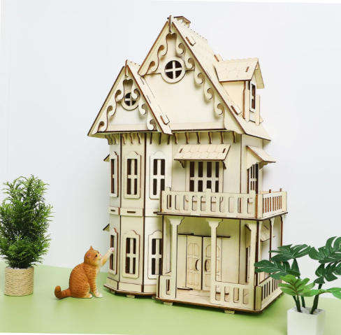 3D Gothic House Puzzle