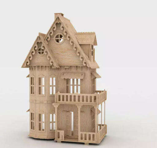 3D Gothic House Puzzle