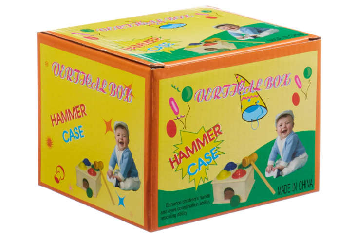 Wooden Hammer Ball Pounding Bench