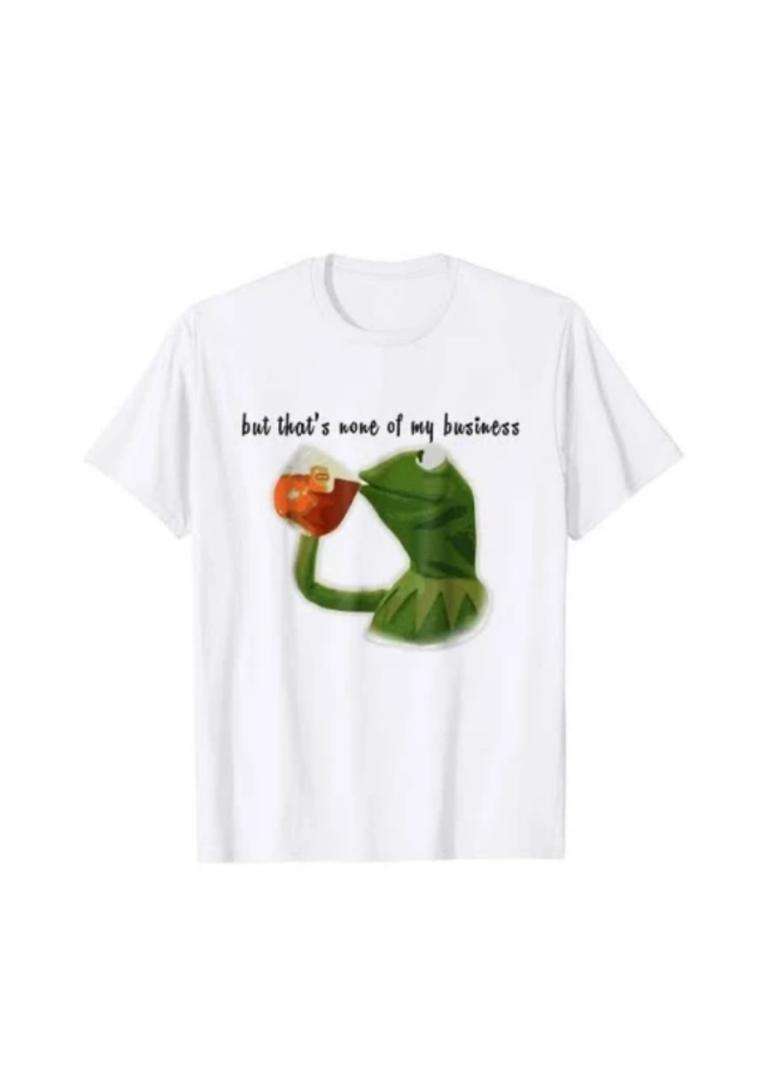 Kermit The Frog T-shirt "But That`s None Of My Business"