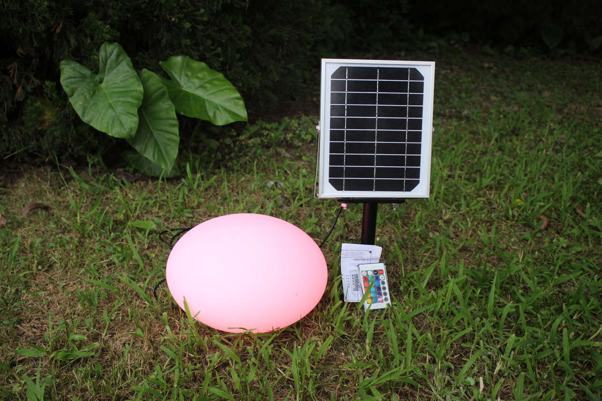 OutDoor Solar Garden Light Feature With Remote (Solar Garden Lights Original)