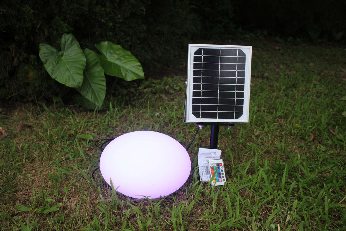 OutDoor Solar Garden Light Feature With Remote (Solar Garden Lights Original)