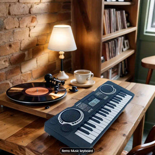 37-Key Electronic Keyboard