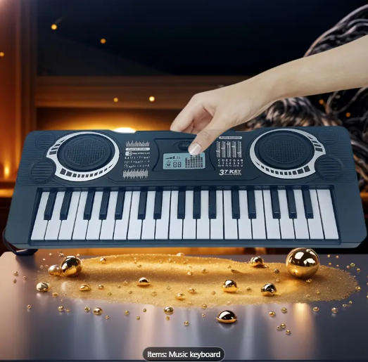 37-Key Electronic Keyboard