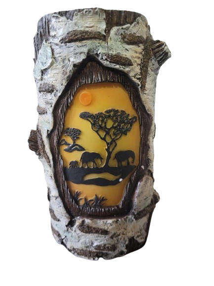 Solar Illuminated Tree Stump (SGL Original Collectable)