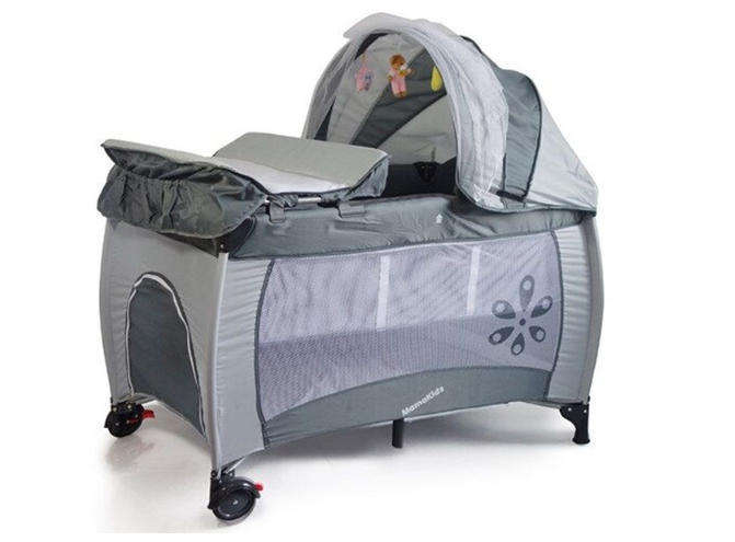 Mamakids "Dream Weaver" Bassinet & Playpen (Grey)