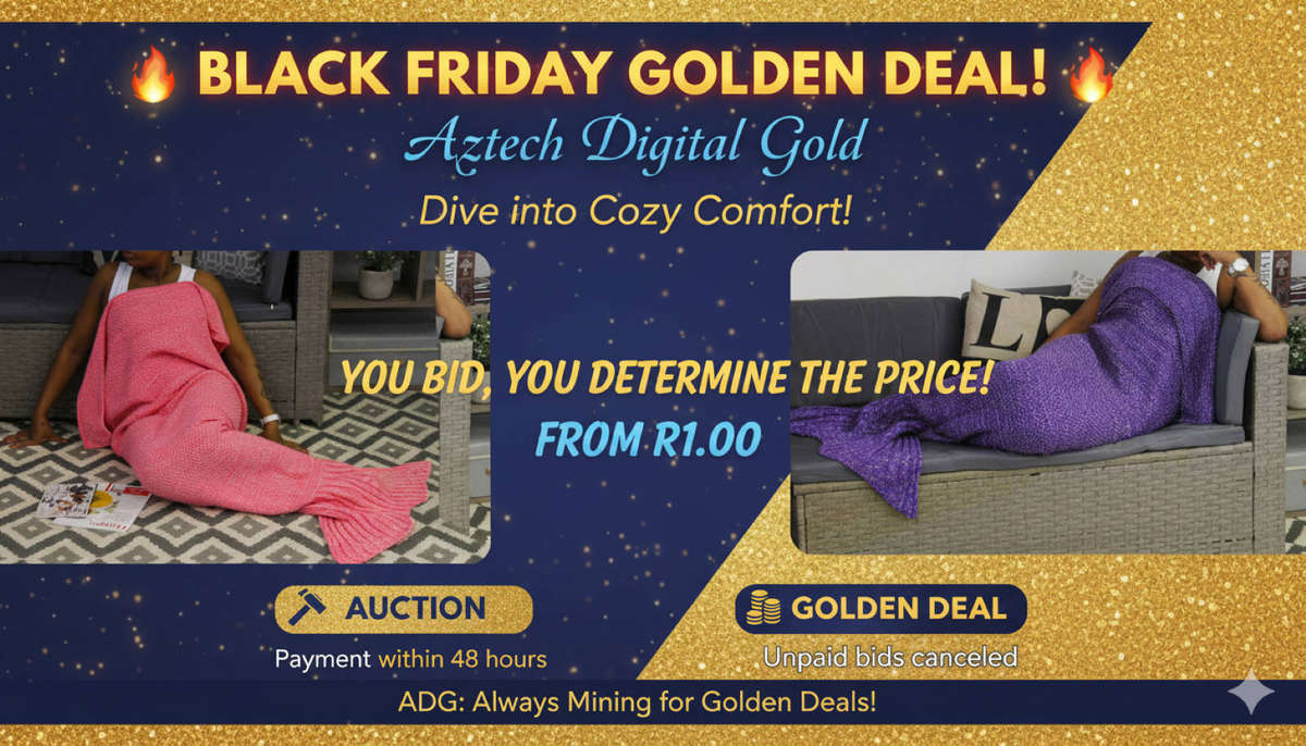 Mermaid Blanket Adult Pink/Grey/Purple (Bidding For 2Pcs)