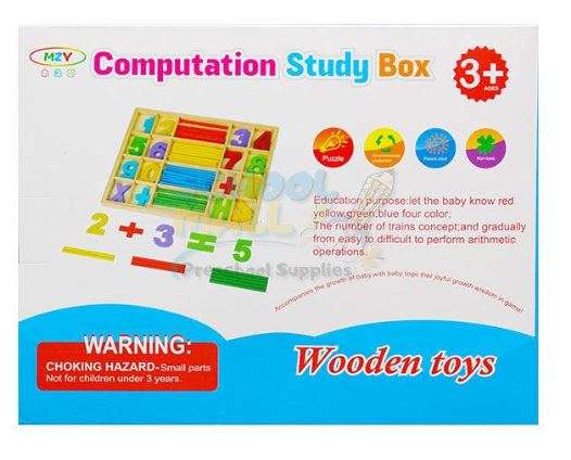 Montessori Computation Study Box Wooden Toy