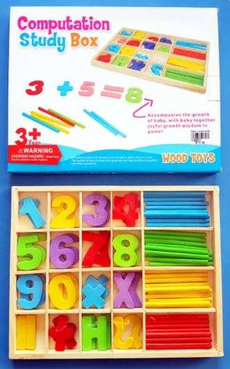 Montessori Computation Study Box Wooden Toy