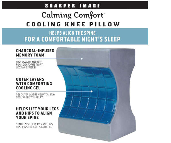 Calming Comfort Cooling Knee Pillow