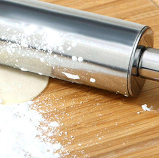 Stainless Steel Rolling Pin 44cm (Non Stick)
