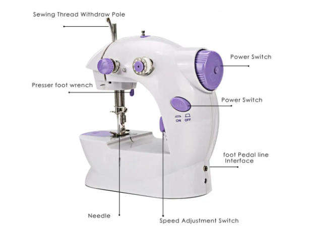 Mini 2-Speed Sewing Machine