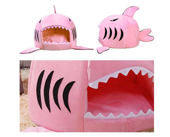 Shark Rex Bed For Pets Pink