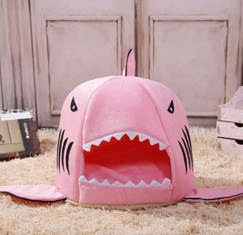 Shark Rex Bed For Pets Pink