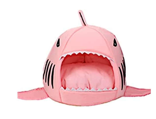 Shark Rex Bed For Pets Pink