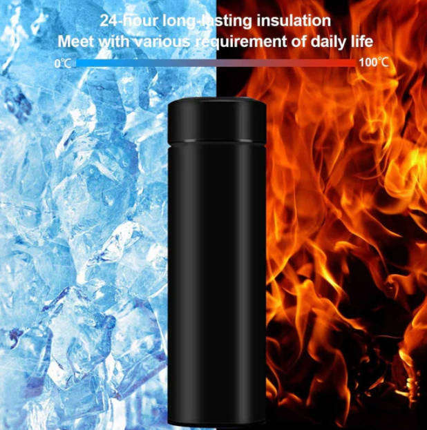Smart Vacuum Insulated Flask with LED Temperature Display