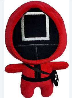 Squid Game Guard Plush Toy - 23cmx15cm Approx