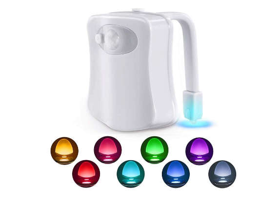 Smart Motion Sensor Toilet Night Light!