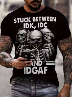 The "Decisions Are Hard" Tee: IDGAF Edition (Large Size Only)