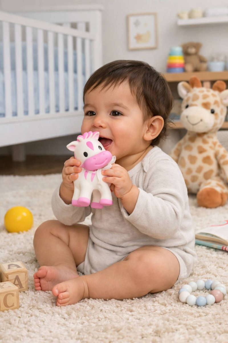 Baby Teether Toy With Sound!