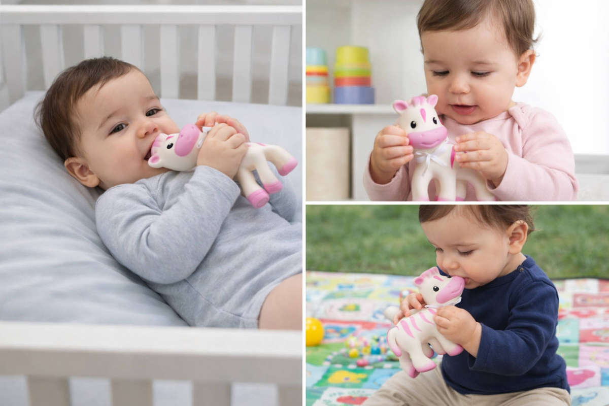Baby Teether Toy With Sound!