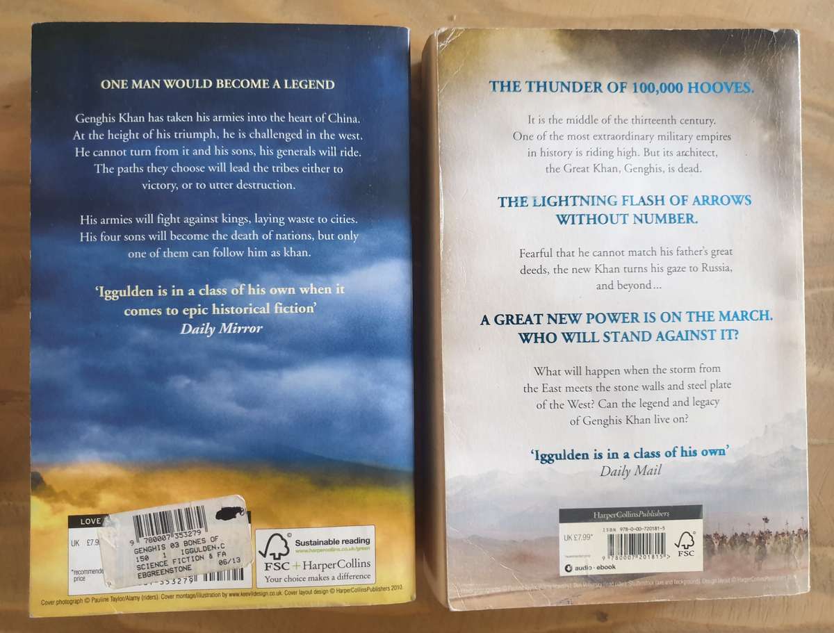 Conn Iggulden : "The Kahn Dynasty" Book Set-of-5