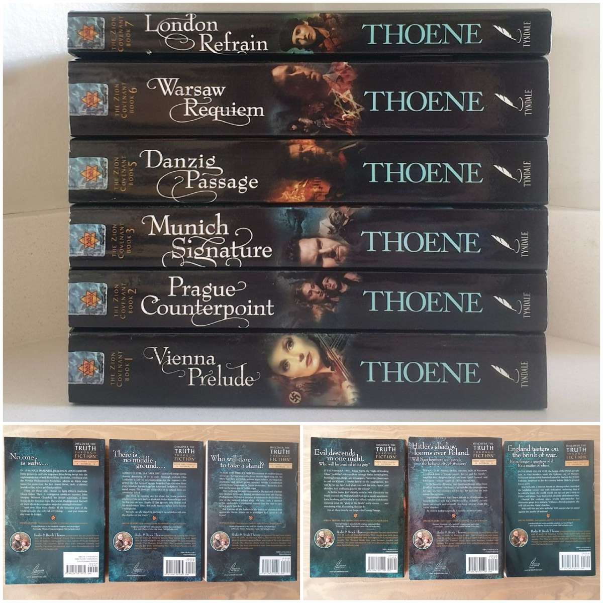 Brodie & Brock Theone : "The Zion Covenant" Book Set-of-6