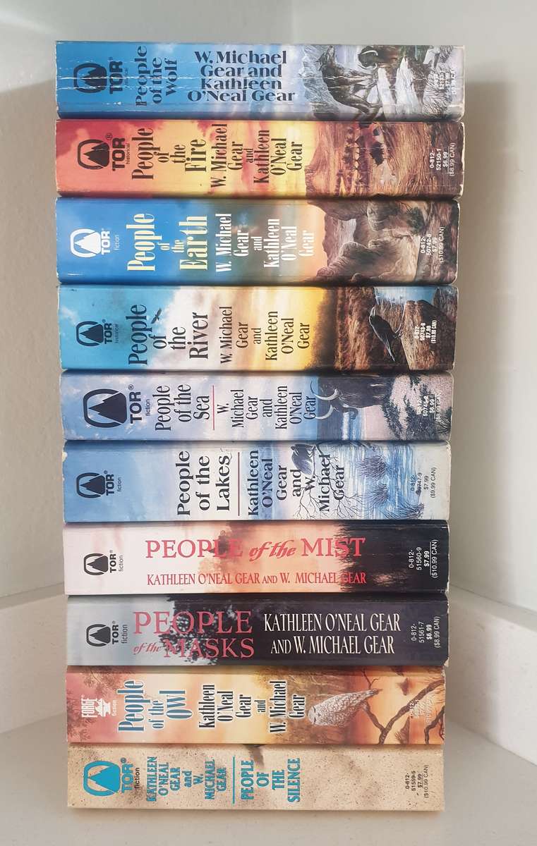 W. Michael Gear and Kathleen O'Neal Gear : North America's Forgotten Past Book Set-of-10