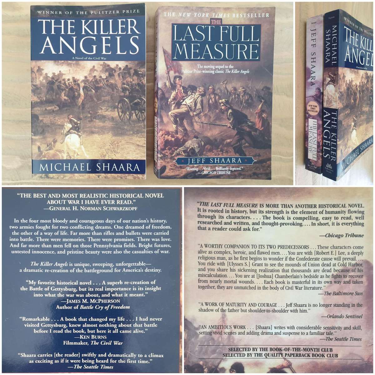 Michael Shaara & Jeff Shaara : "The Killer Angels" & "The Last Full Measure"