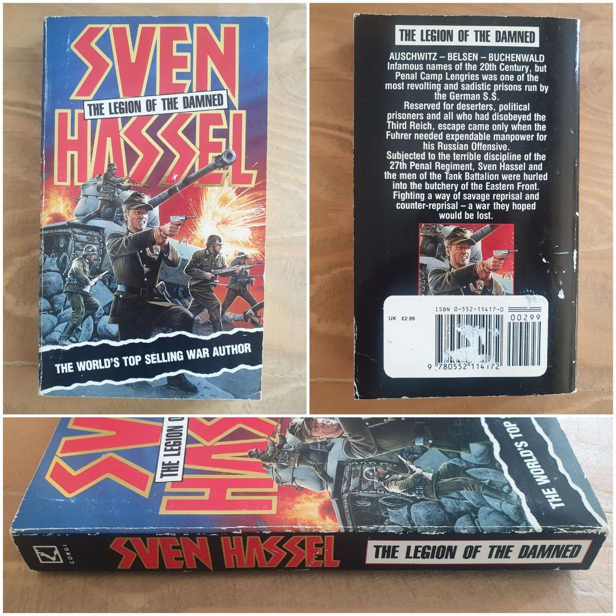 Sven Hassel's : "Legions of the Damned" Book Set-of-11