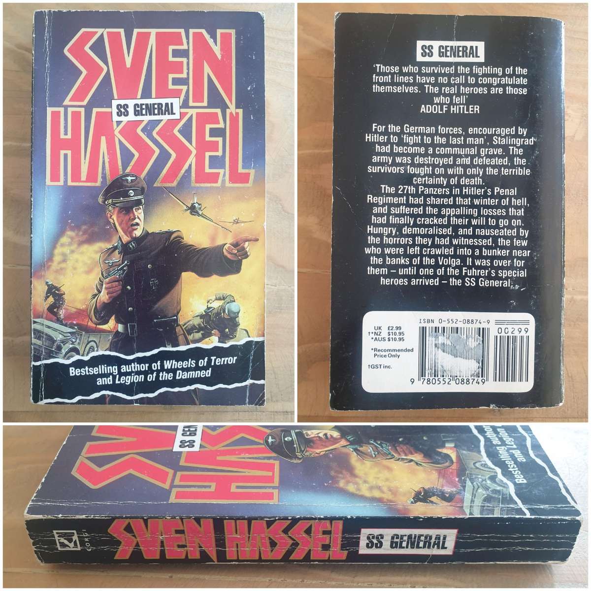 Sven Hassel's : "Legions of the Damned" Book Set-of-11