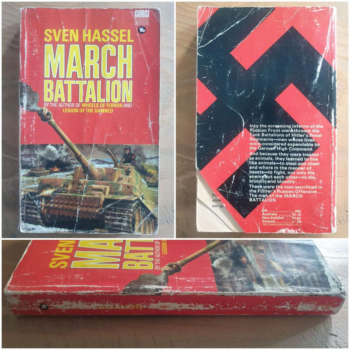 Sven Hassel's : "Legions of the Damned" Book Set-of-11