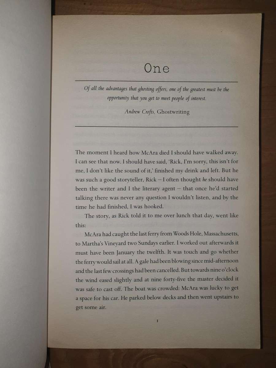 Robert Harris : "The Ghost"