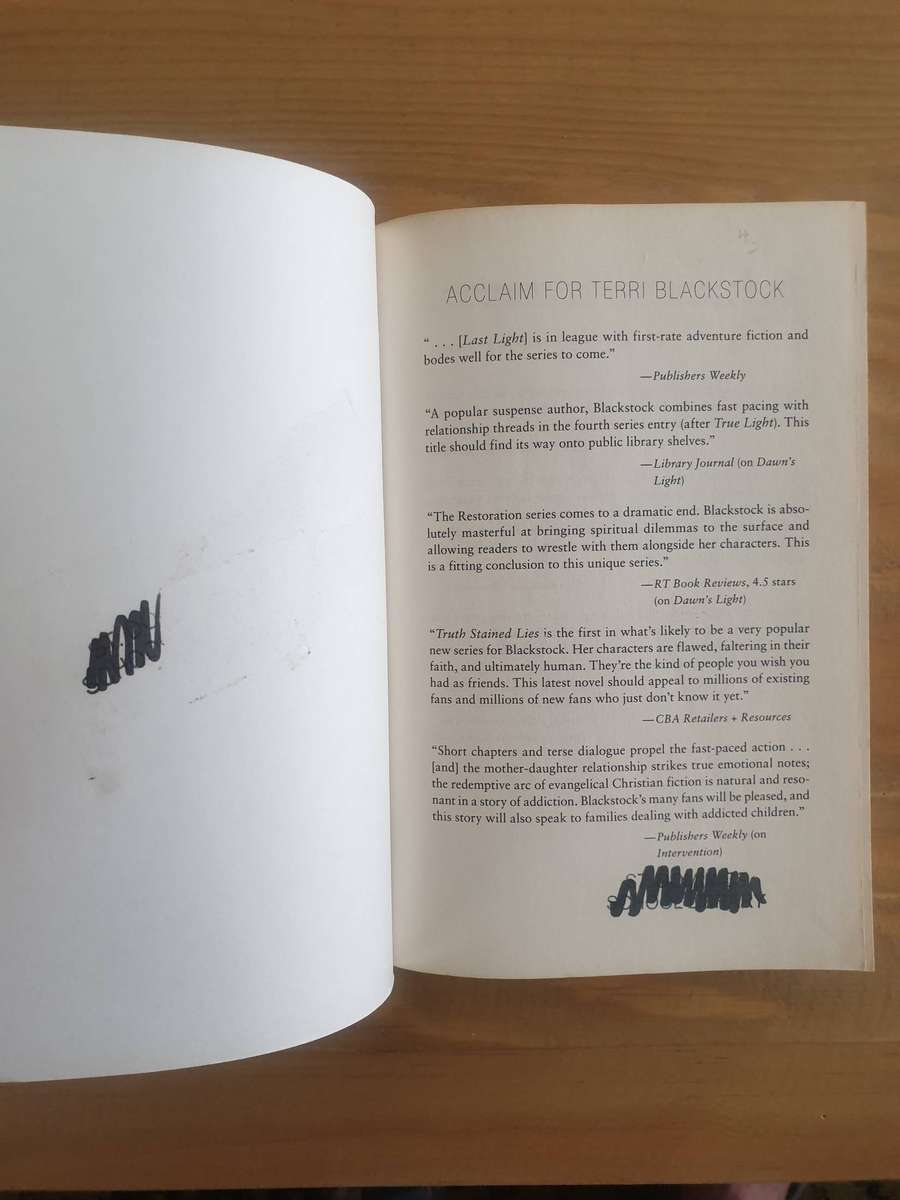 Terri Blackstock's : "Restoration" Book Set-of-4