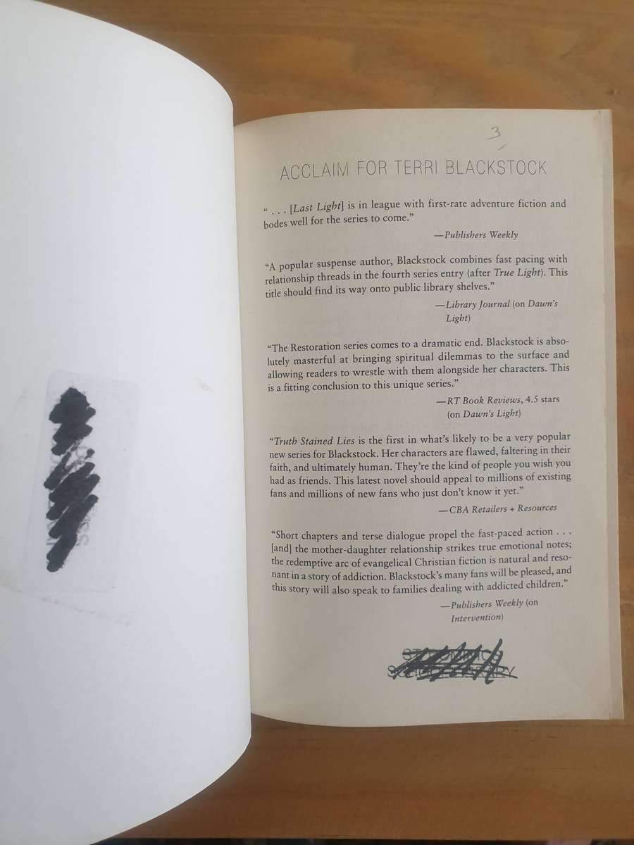 Terri Blackstock's : "Restoration" Book Set-of-4