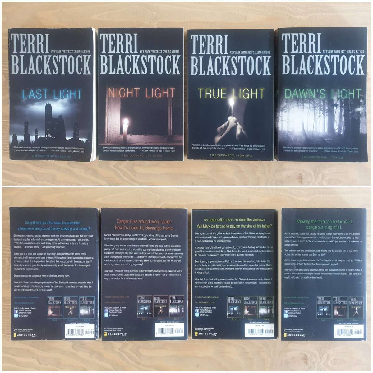 Terri Blackstock's : "Restoration" Book Set-of-4