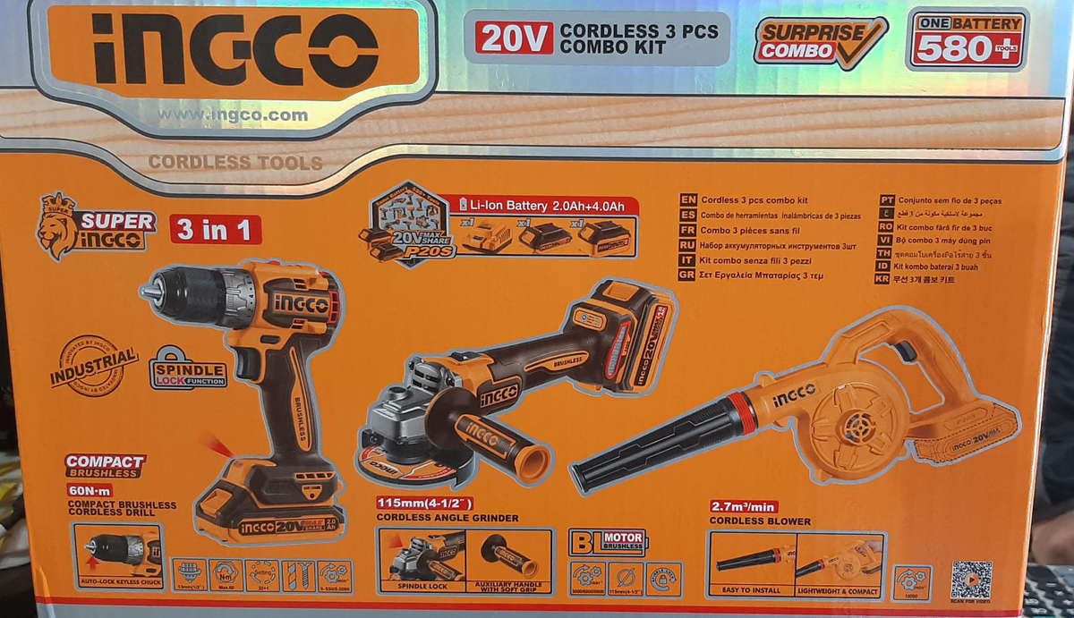 Ingco- Drill grinder & blower