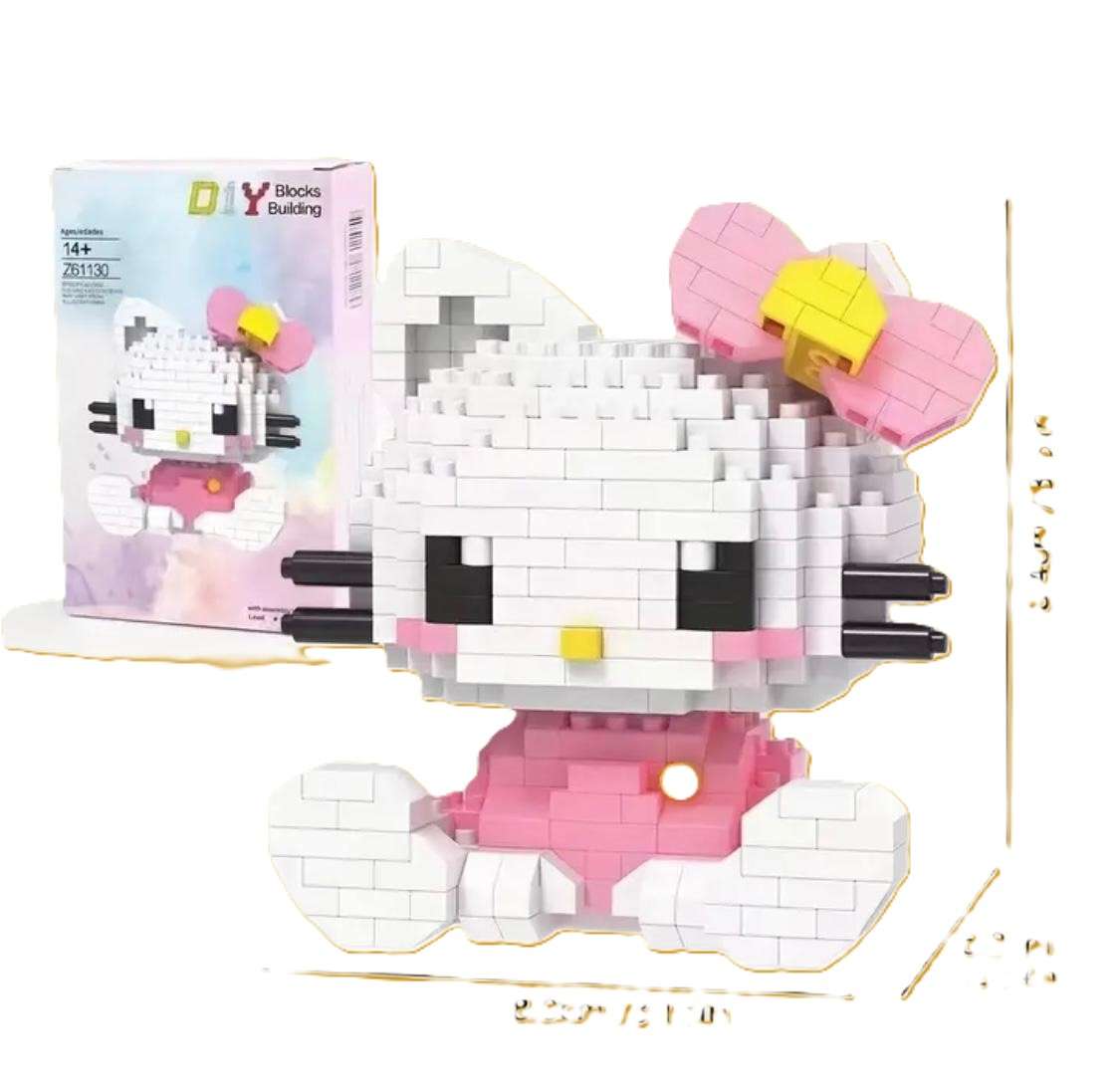 Hello Kitty Character Building Block Set HK-0202