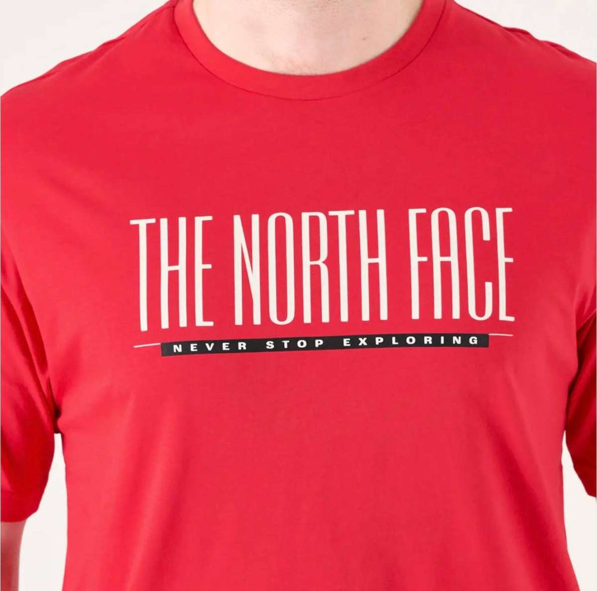 The North Face -Red Mens T-Shirt