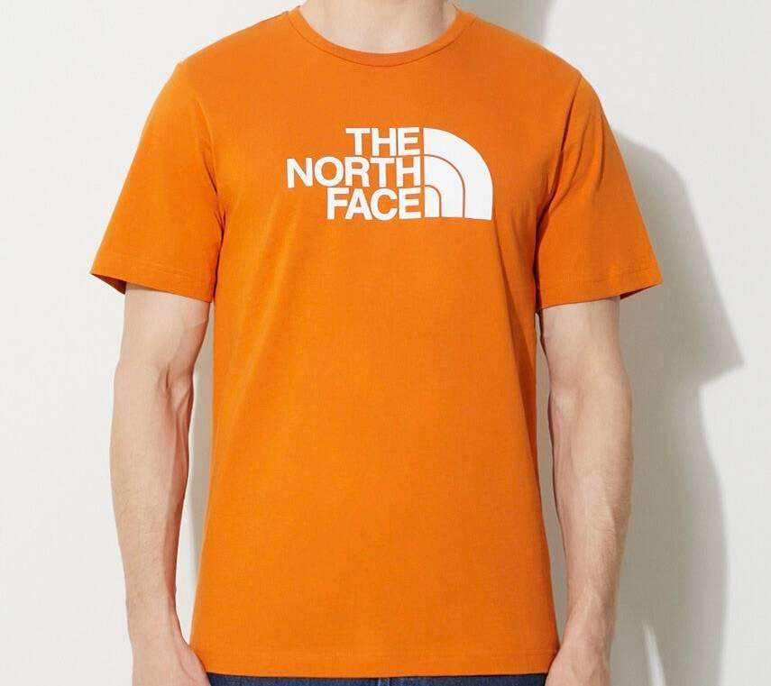 The North Face Men's Easy T-Shirt-Digital Orange