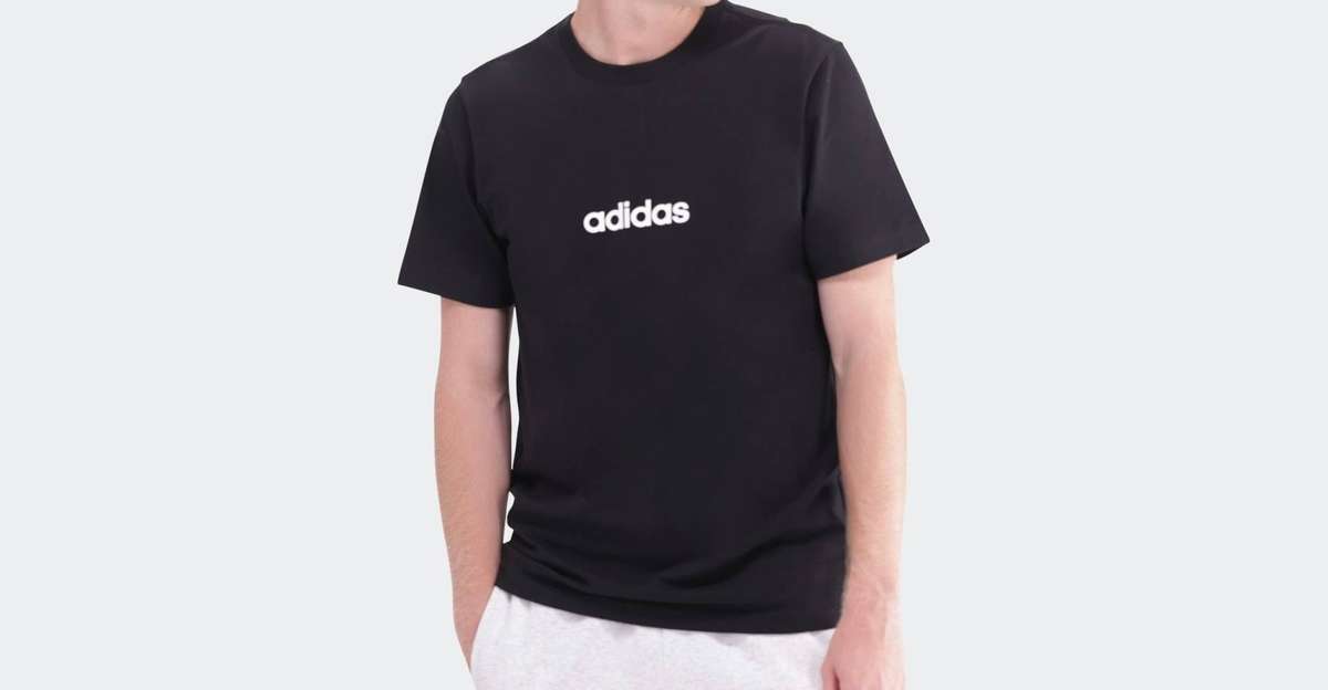 Essential linear single jersey tee