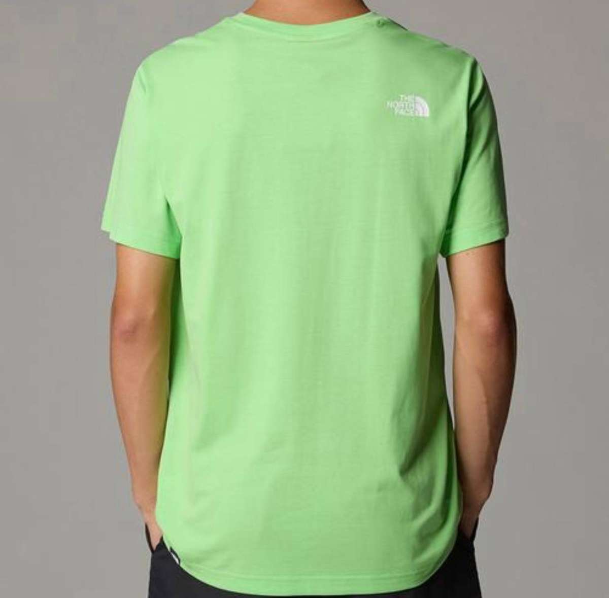 The North Face Mens Short sleeve easy tee - meta lime-tnf white