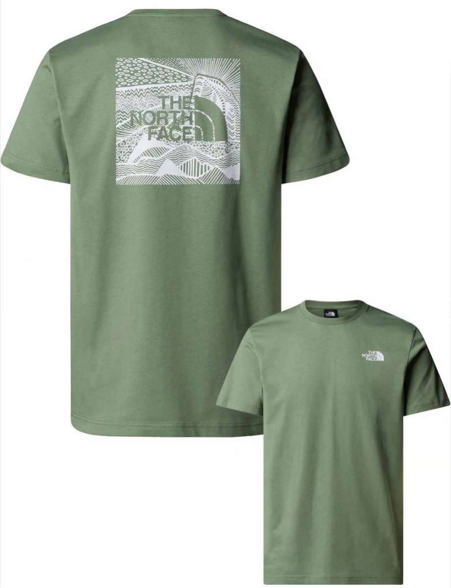 The North Face Mens Redbox Celebration Tshirt -Bark Mist