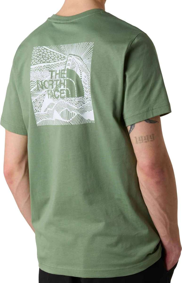 The North Face Mens Redbox Celebration Tshirt -Bark Mist